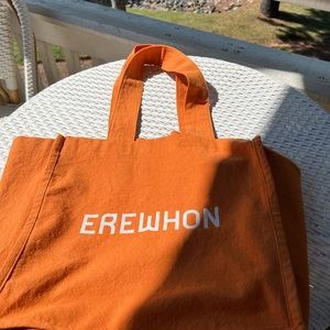 Erewhon orange Shopping Tote Bag